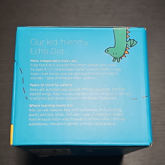 Amazon Echo Dot Kids 5th Generation- Dragon - Picture 4 of 4